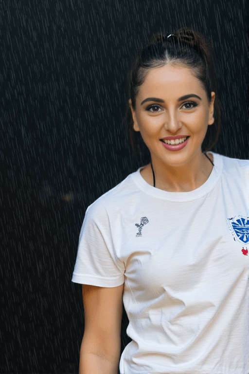 Hoopsy Daisy OnlyFans leaked beach & pool photo — That see-through wet white t-shirt with nothing underneath, standing in the rain look hits different